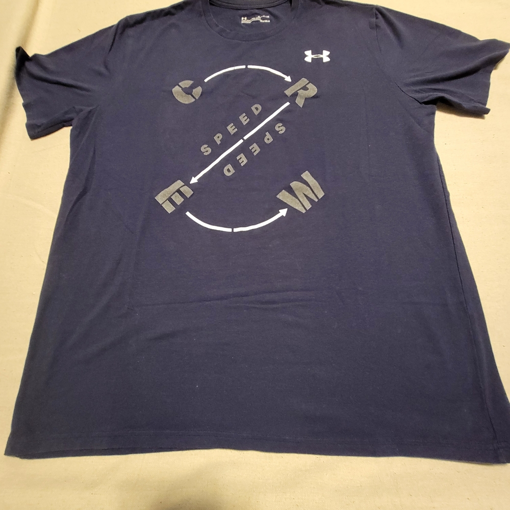 Under Armour Men’s Navy Short-Sleeve Speed Graphic Tee XL